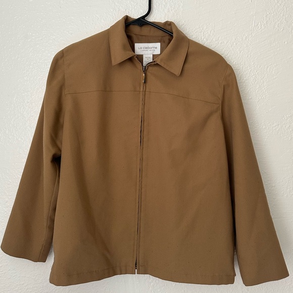 Liz Claiborne Brown Jacket - Picture 1 of 4